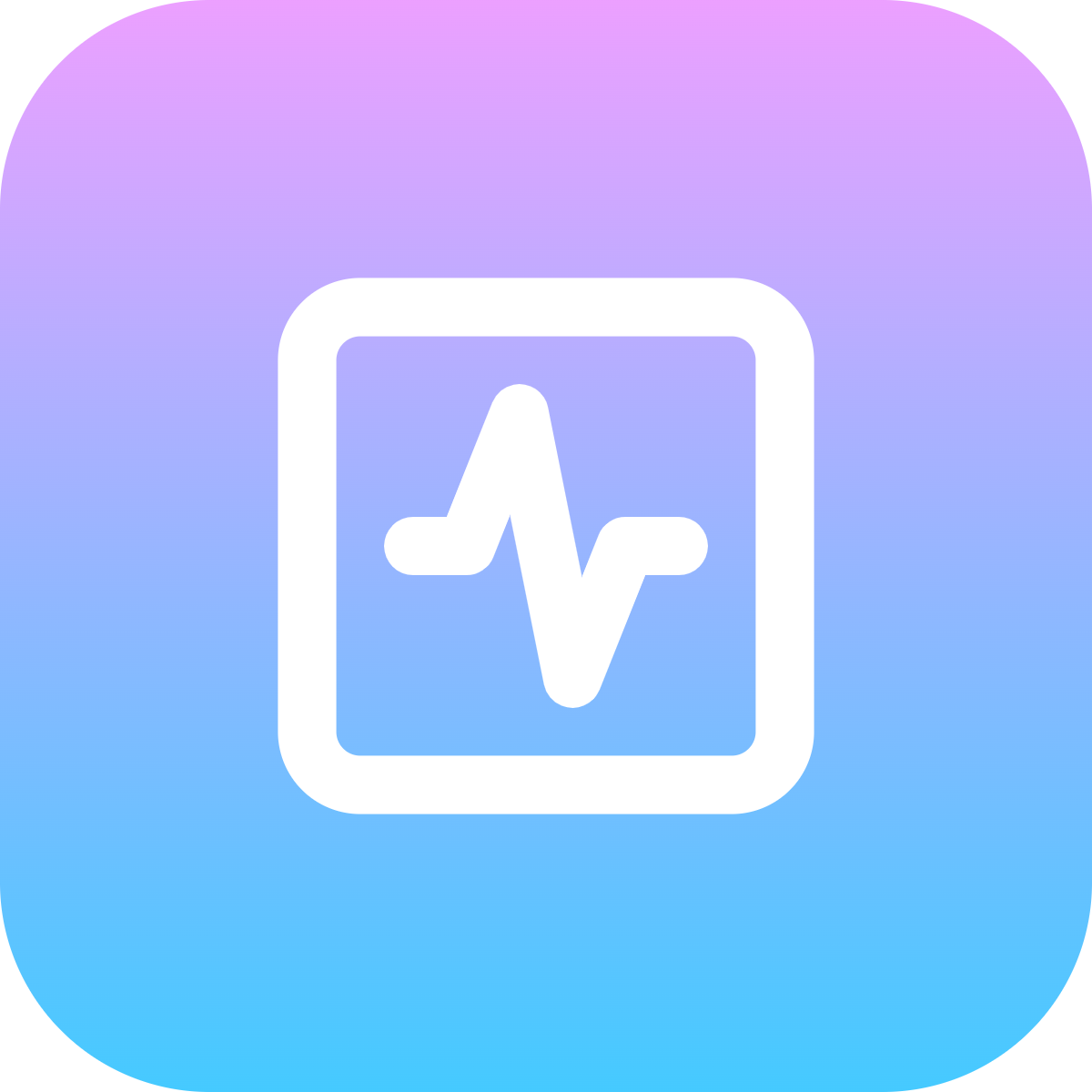 Activity Square icon for SaaS logo