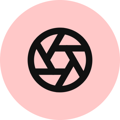 Aperture icon for Photography logo