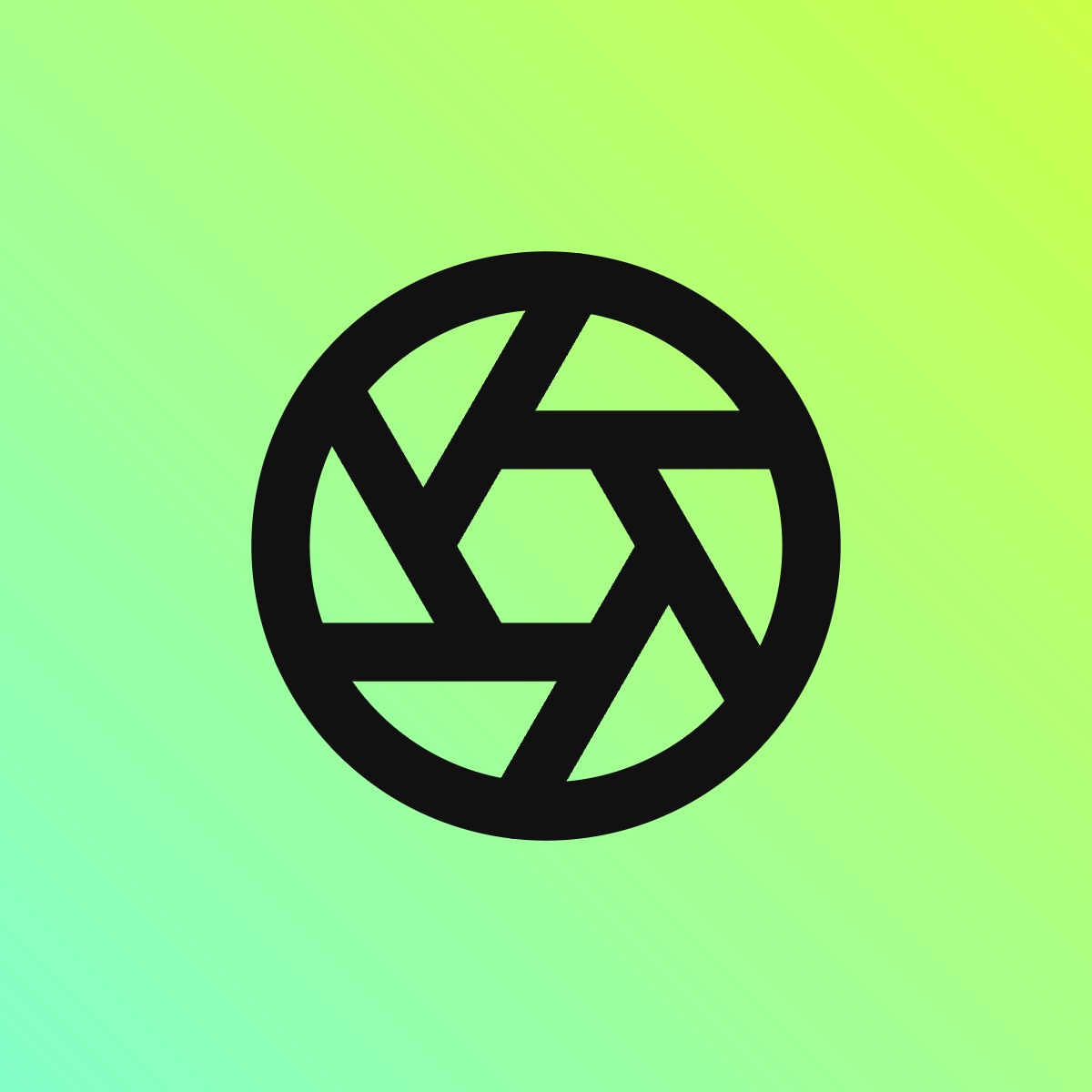 Aperture icon for SaaS logo