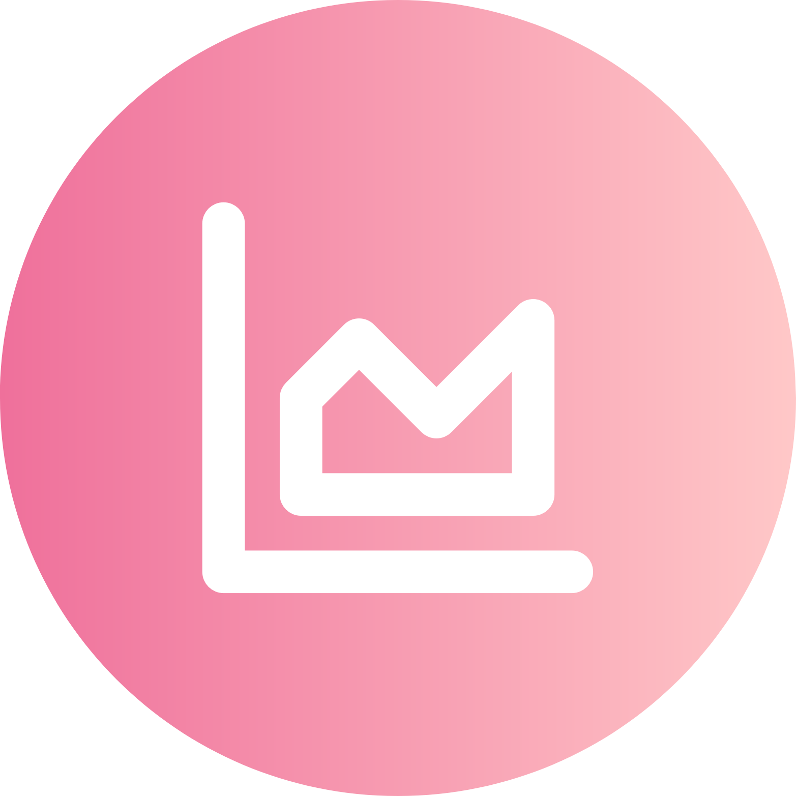 Area Chart icon for SaaS logo