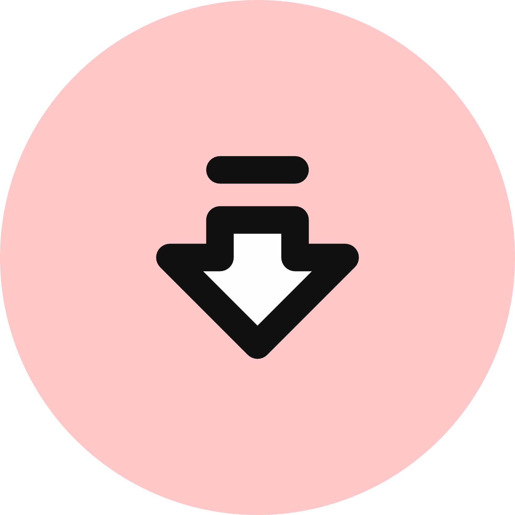 Arrow Big Down Dash icon for SaaS logo