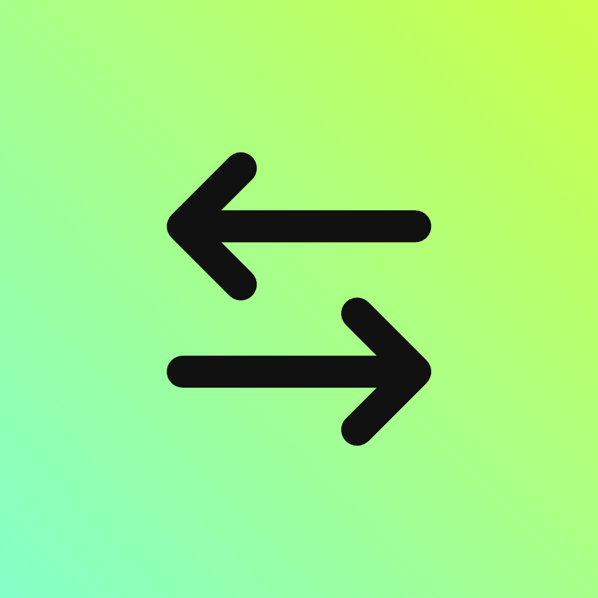 Arrow Left Right icon for SaaS logo