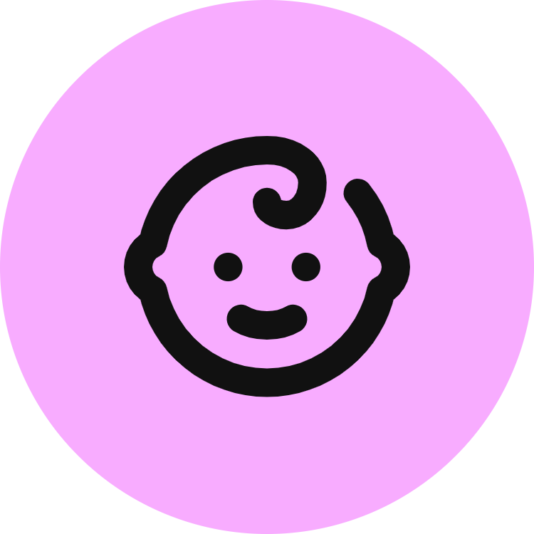 Baby icon for Clothing logo