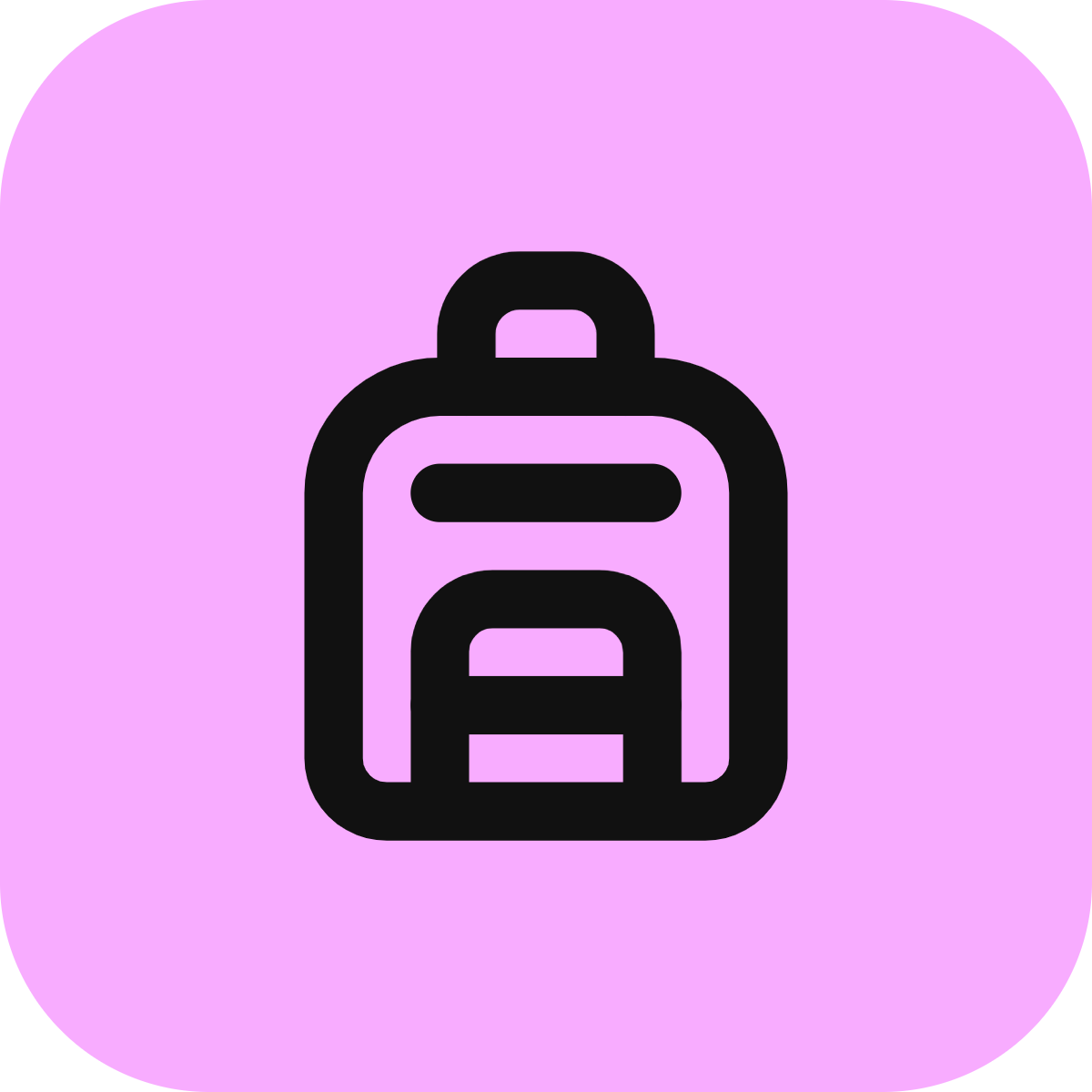 Backpack icon for Clothing logo