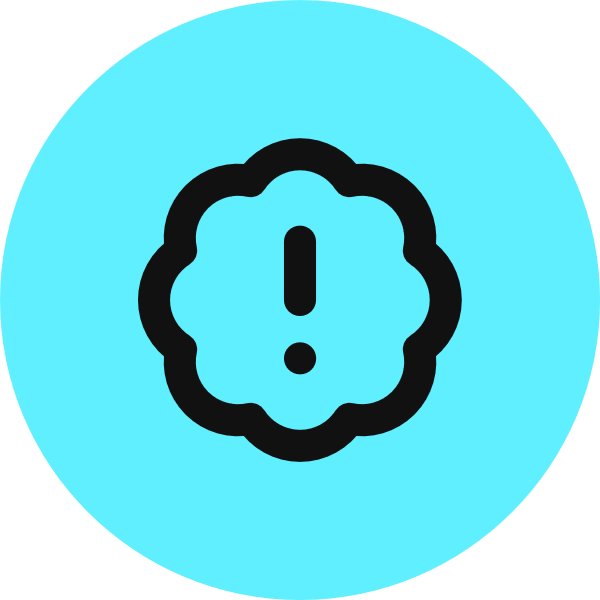 Badge Alert icon for SaaS logo