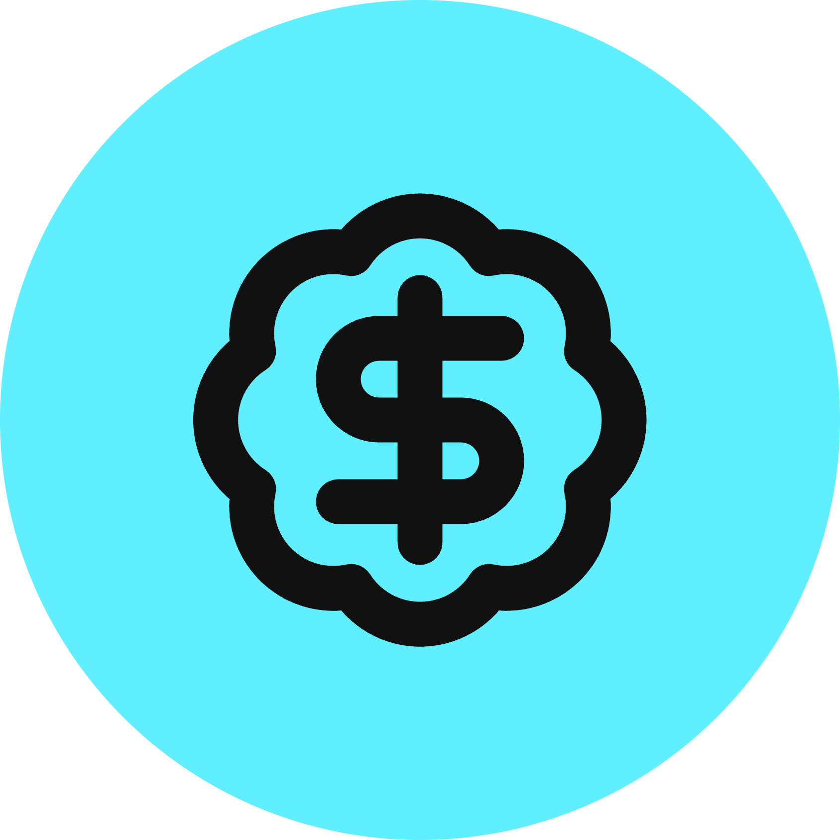 Badge Dollar Sign icon for Bank logo