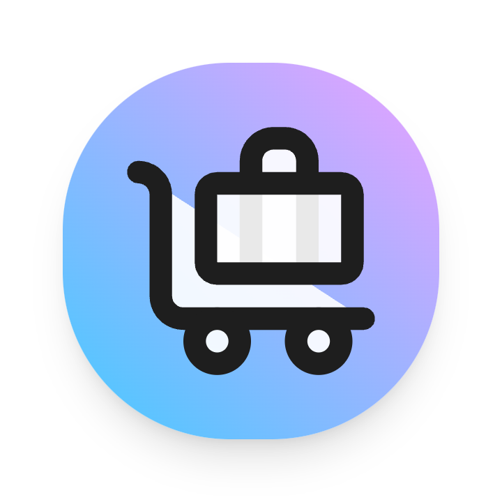 Baggage Claim icon for Blog logo