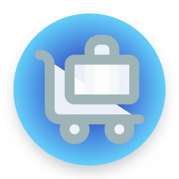 Baggage Claim icon for Ecommerce logo