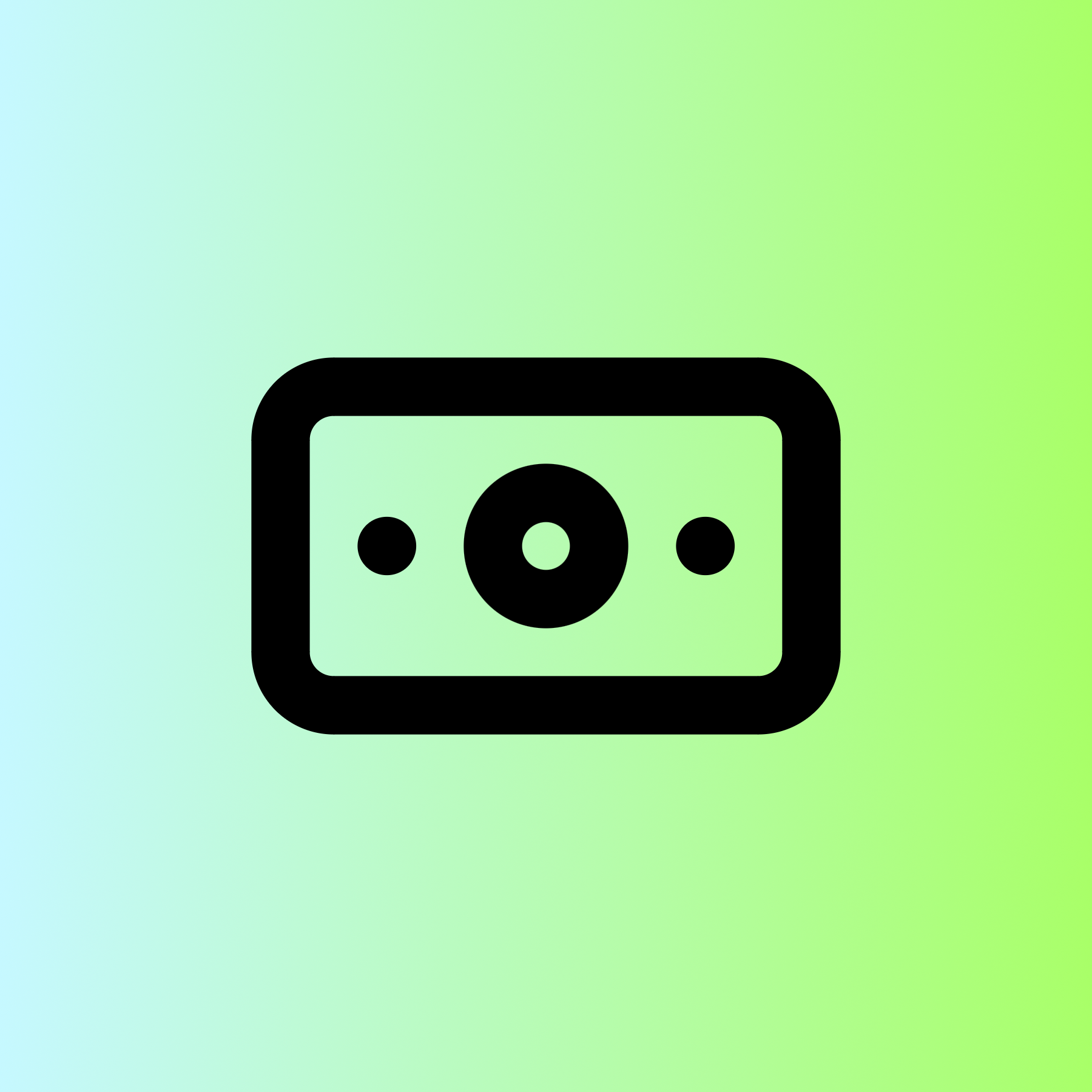 Banknote icon for SaaS logo