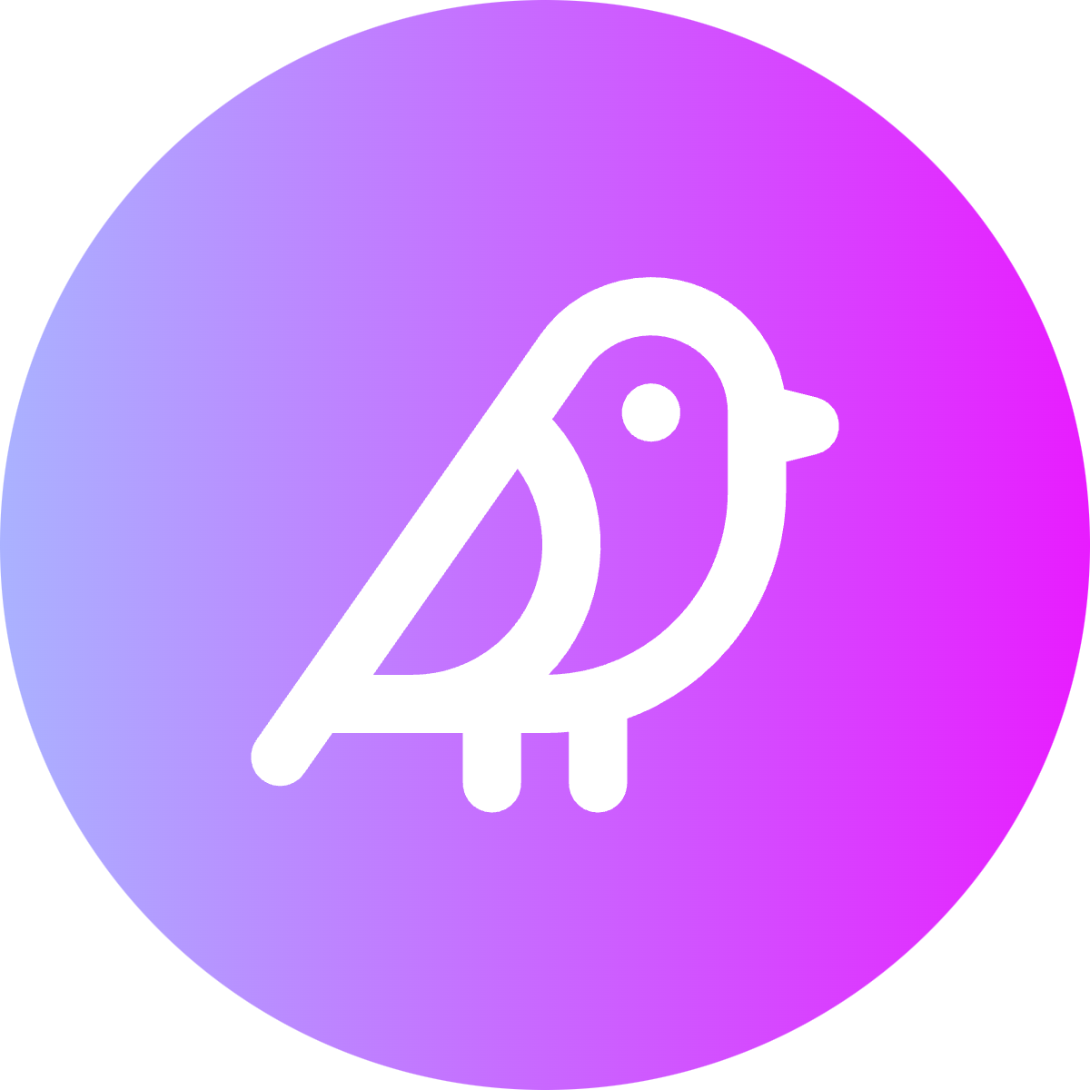 Bird icon for Photography logo