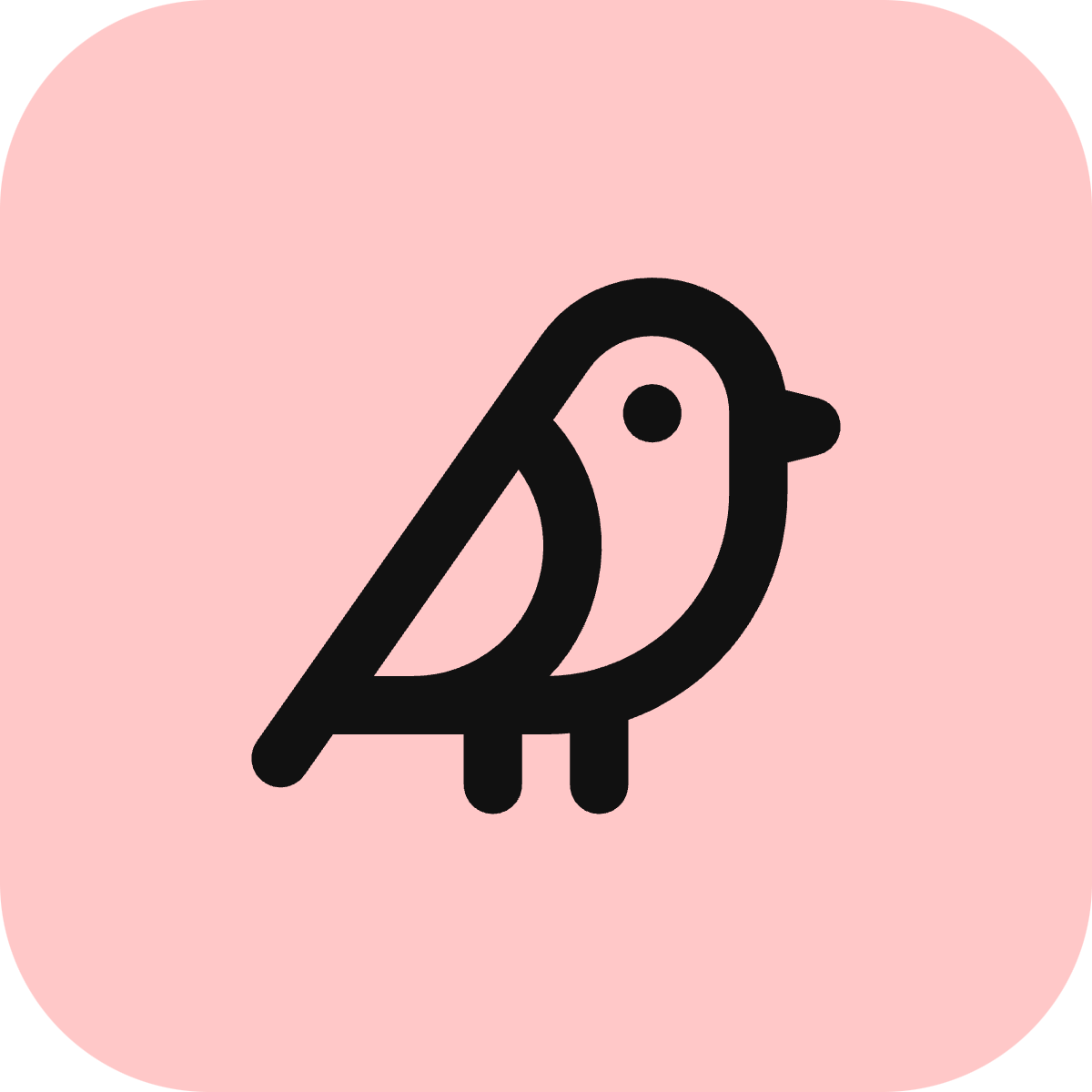 Bird icon for SaaS logo