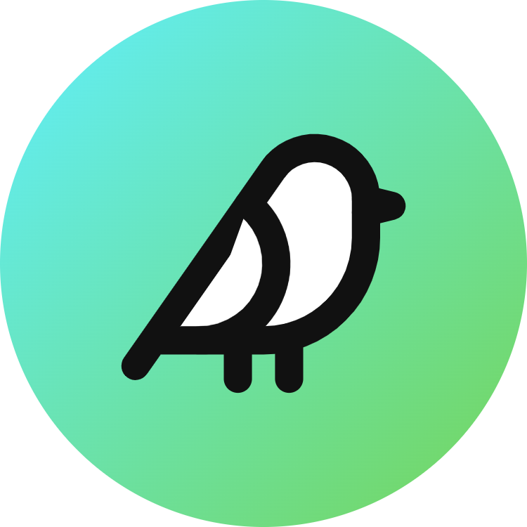 Bird icon for Clothing logo