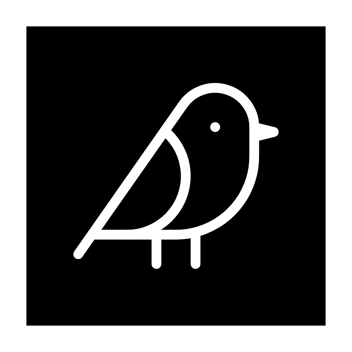 Bird icon for Bar logo