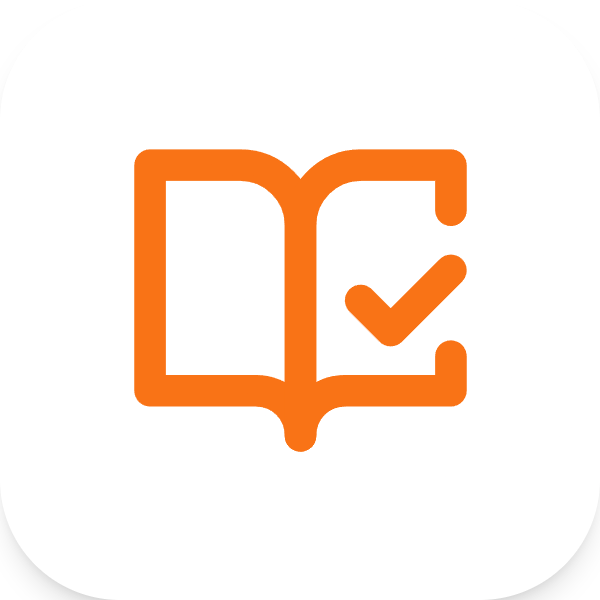 Book Open Check icon for SaaS logo