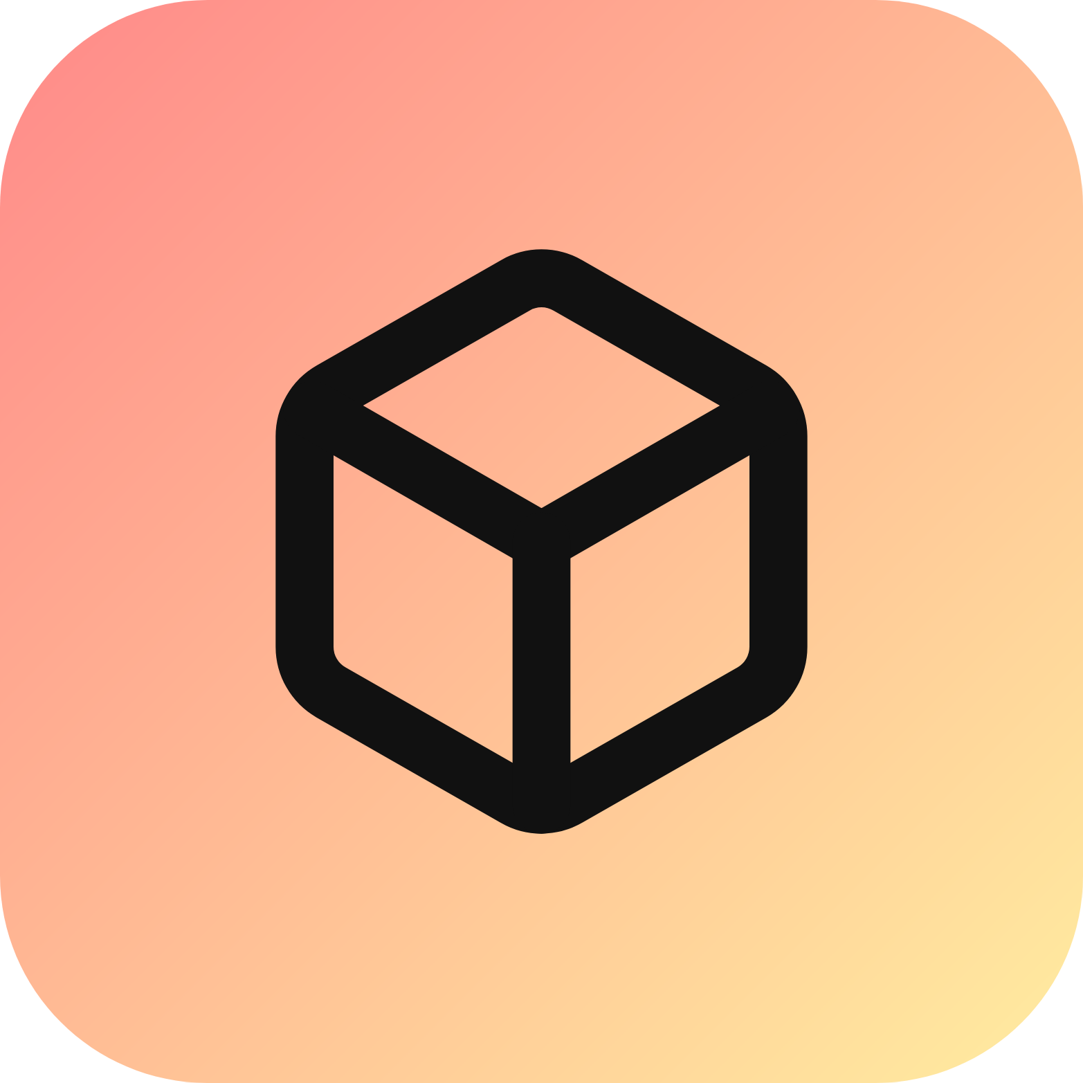 Box icon for Website logo