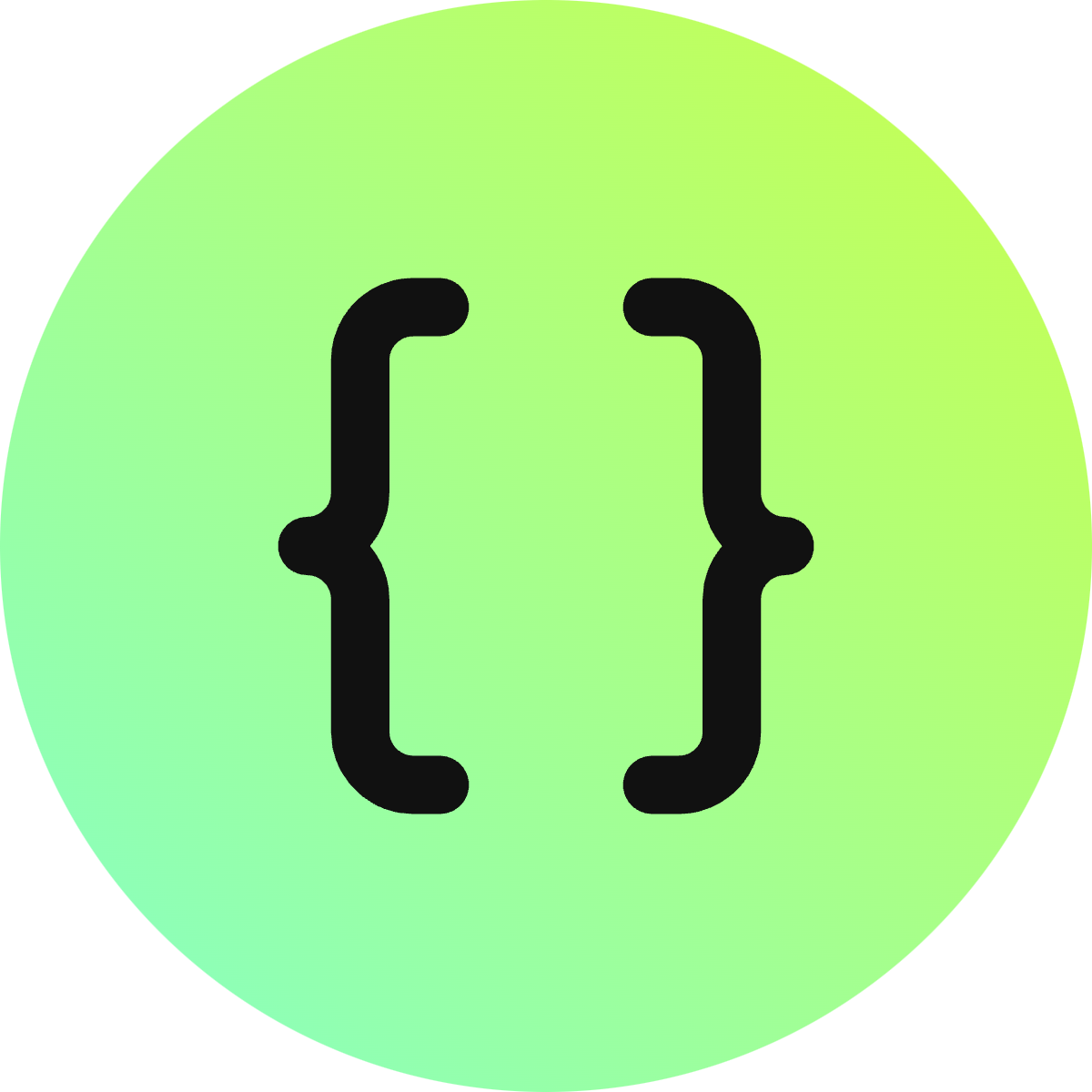 Braces icon for SaaS logo