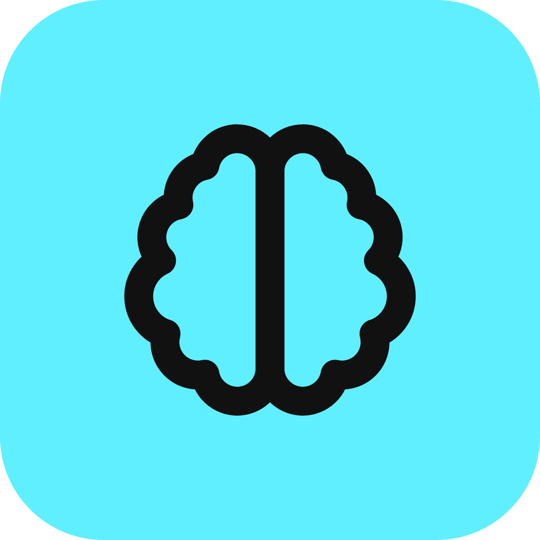 Brain icon for SaaS logo