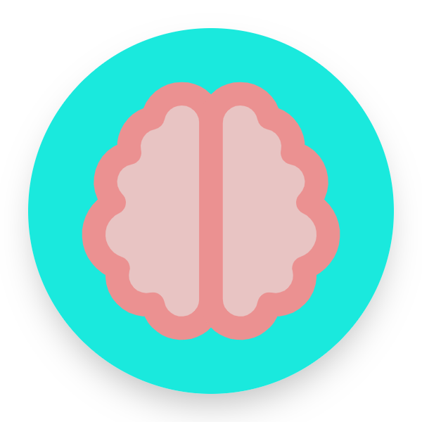 Brain icon for SaaS logo