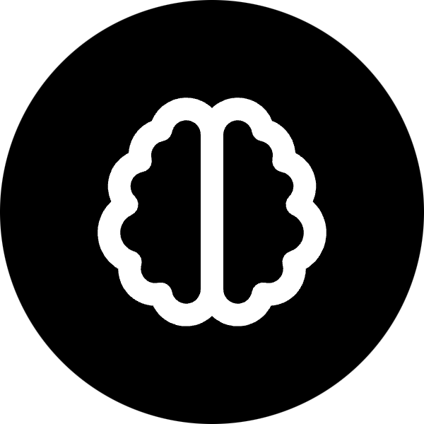 Brain icon for SaaS logo