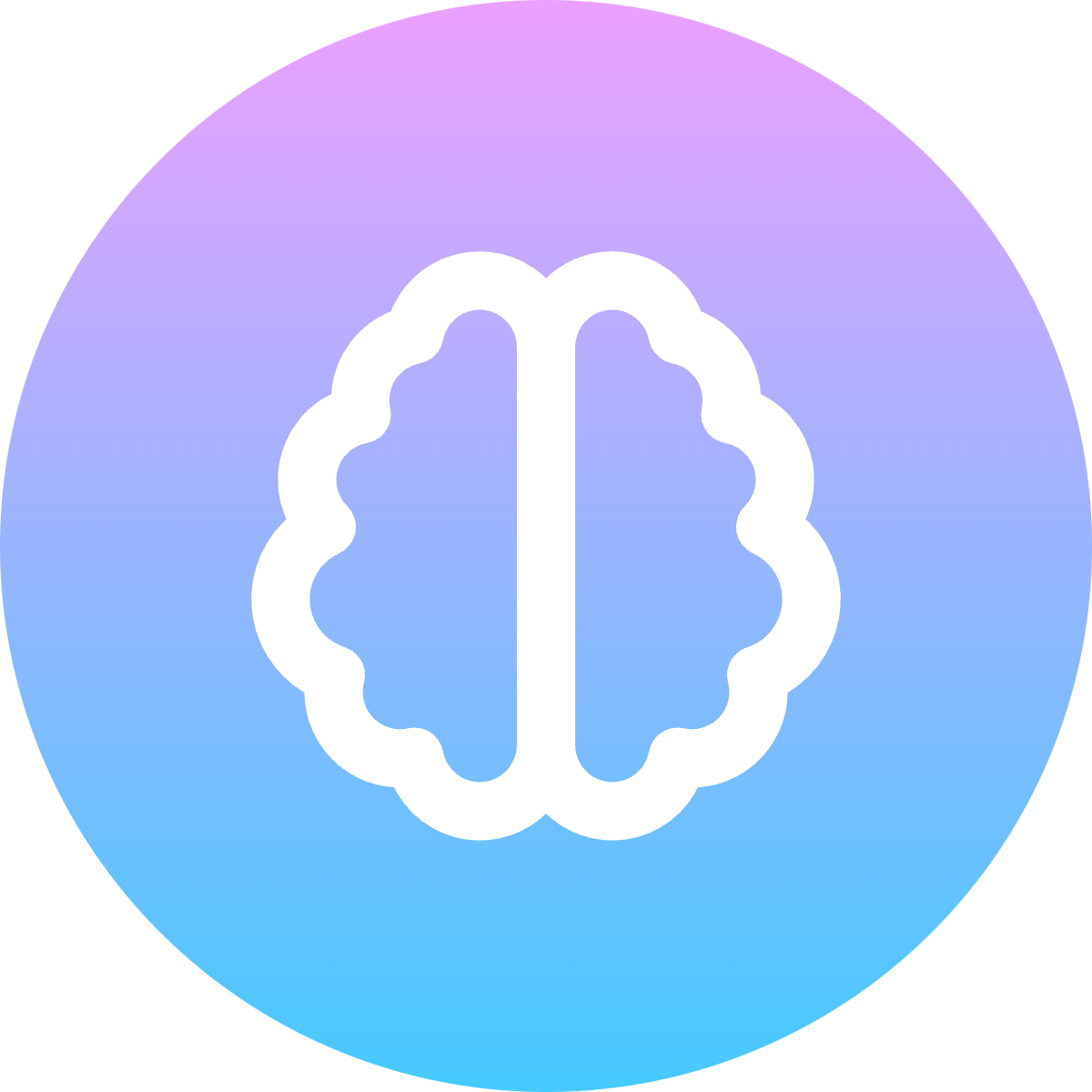 Brain icon for SaaS logo