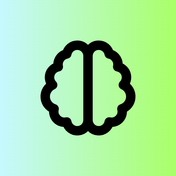 Brain icon for Social Media logo