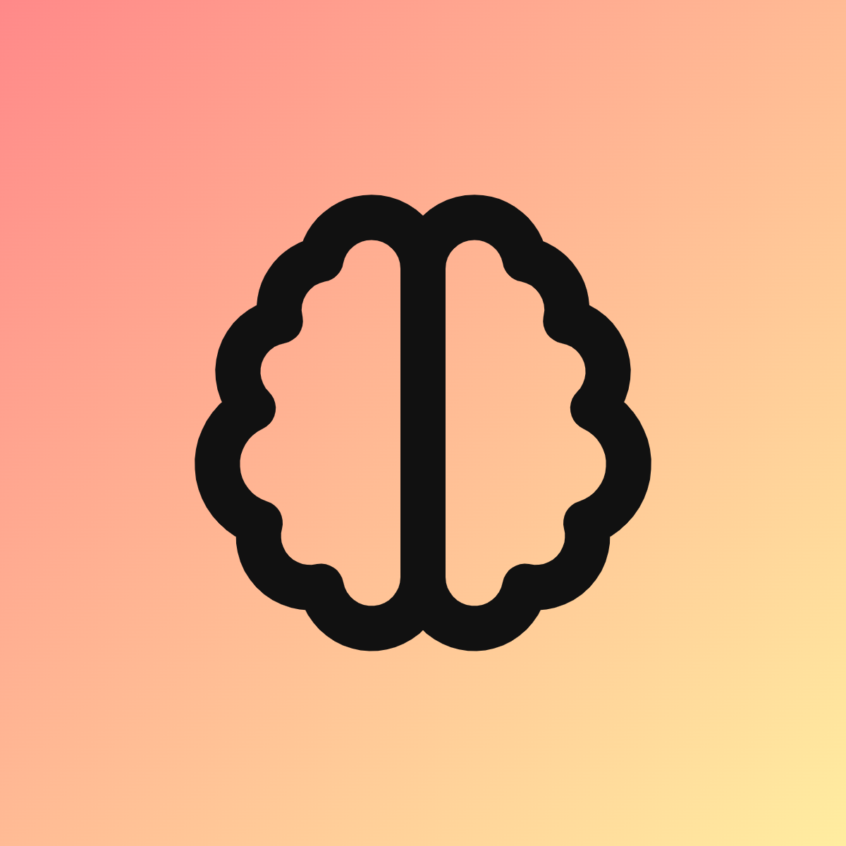 Brain icon for SaaS logo