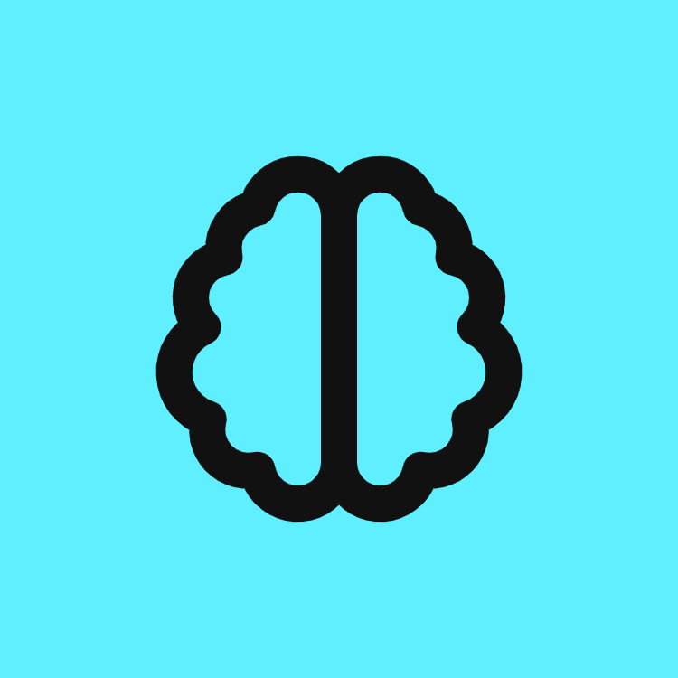 Brain icon for SaaS logo