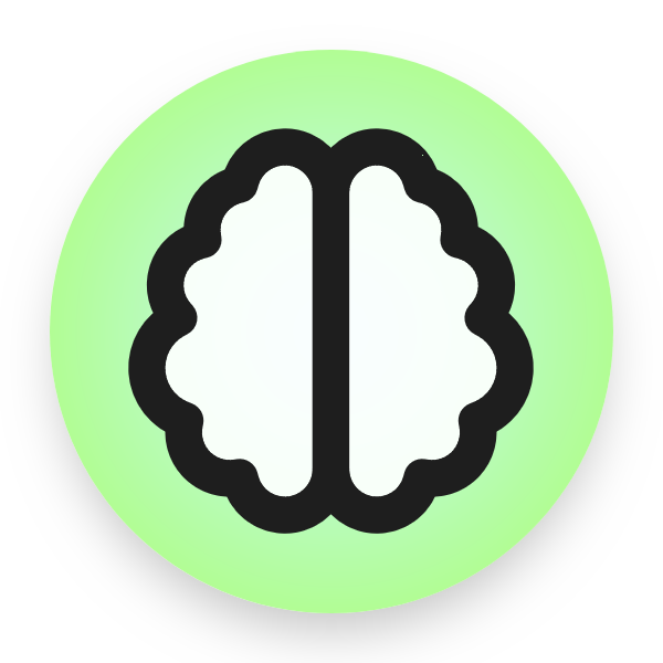 Brain icon for SaaS logo