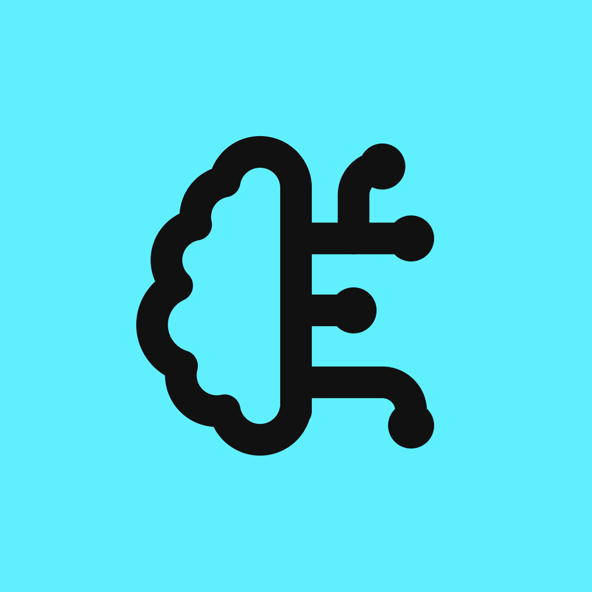 Brain Circuit icon for SaaS logo