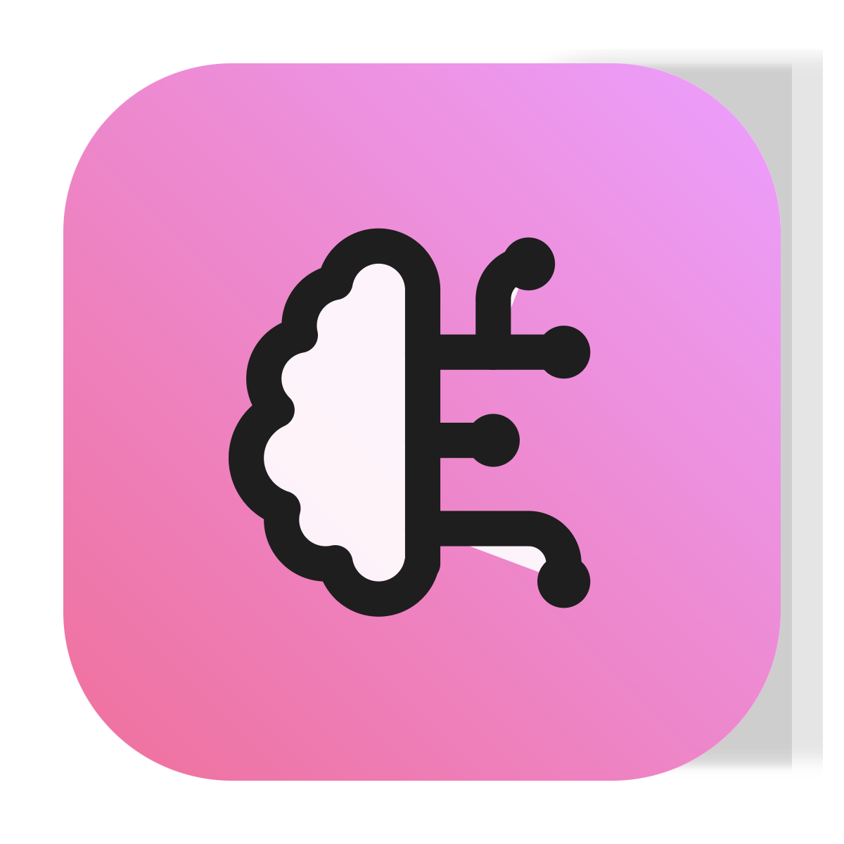 Brain Circuit icon for Portfolio logo