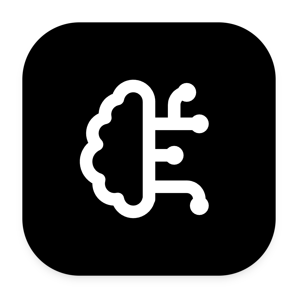 Brain Circuit icon for SaaS logo