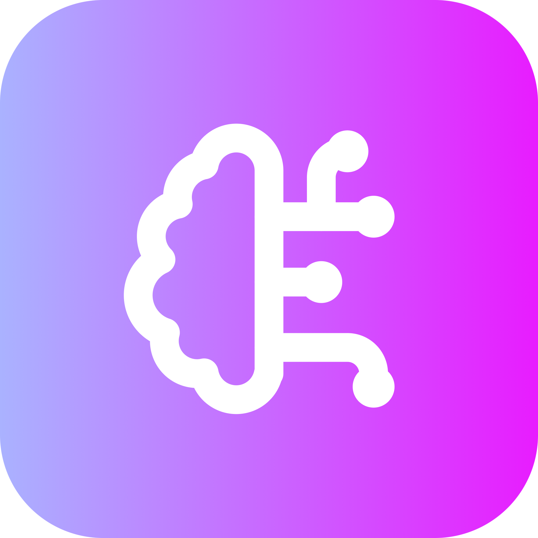 Brain Circuit icon for SaaS logo