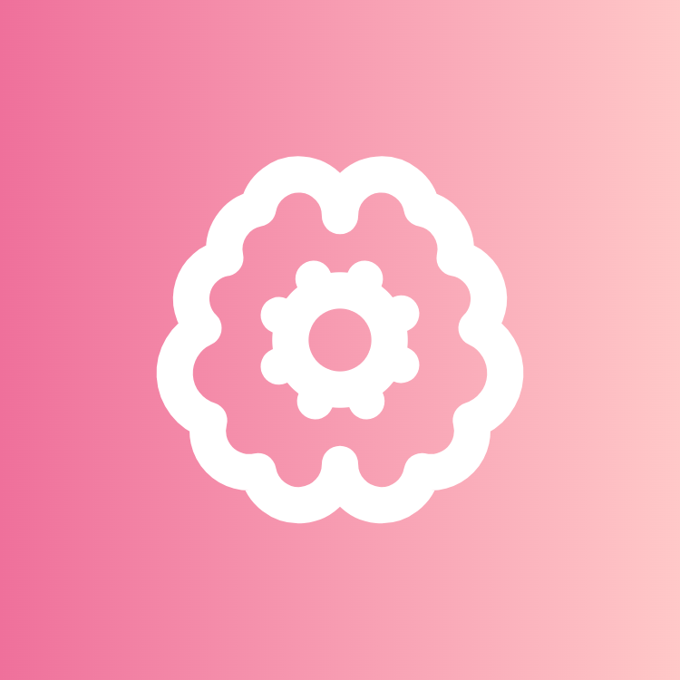 Brain Cog icon for Website logo