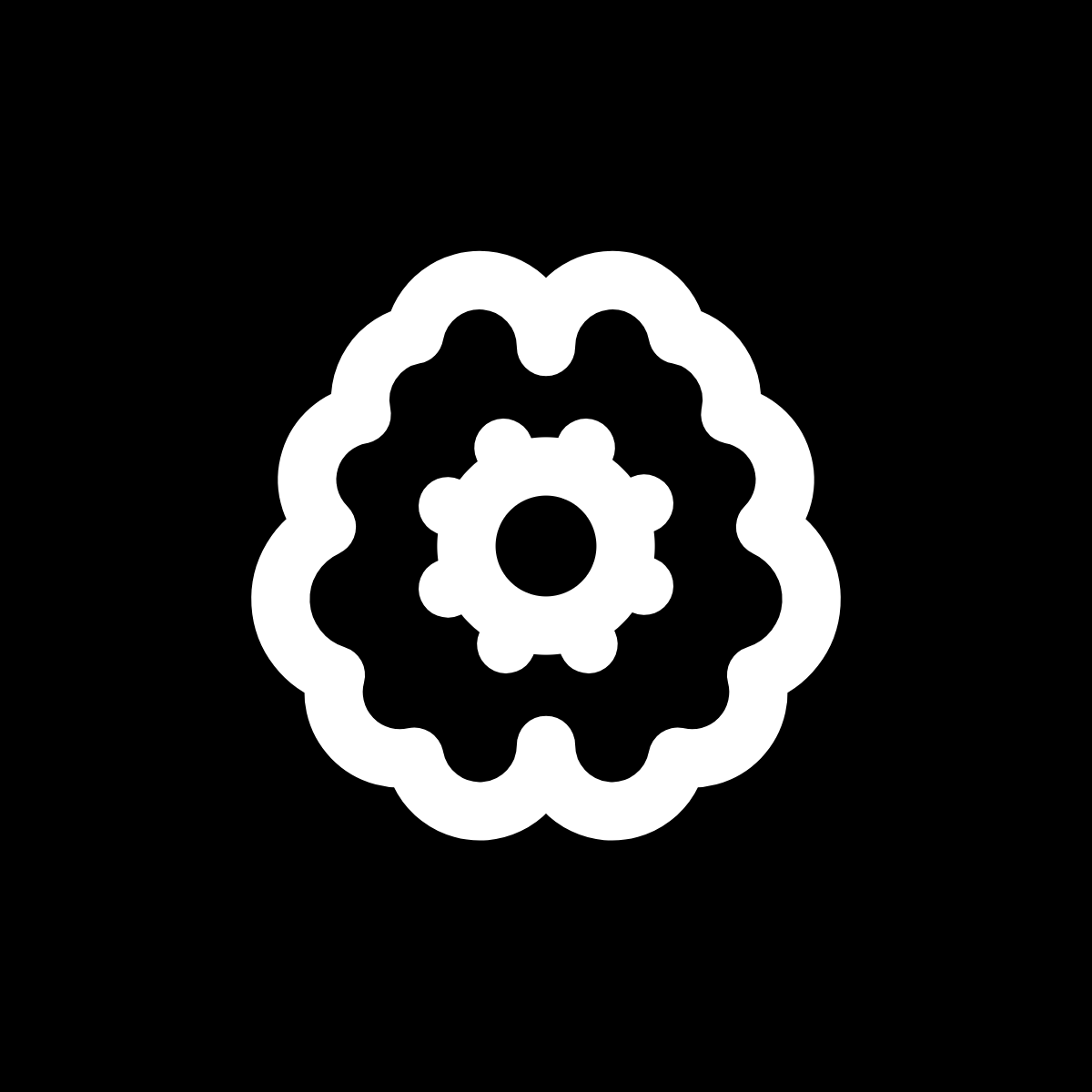 Brain Cog icon for SaaS logo