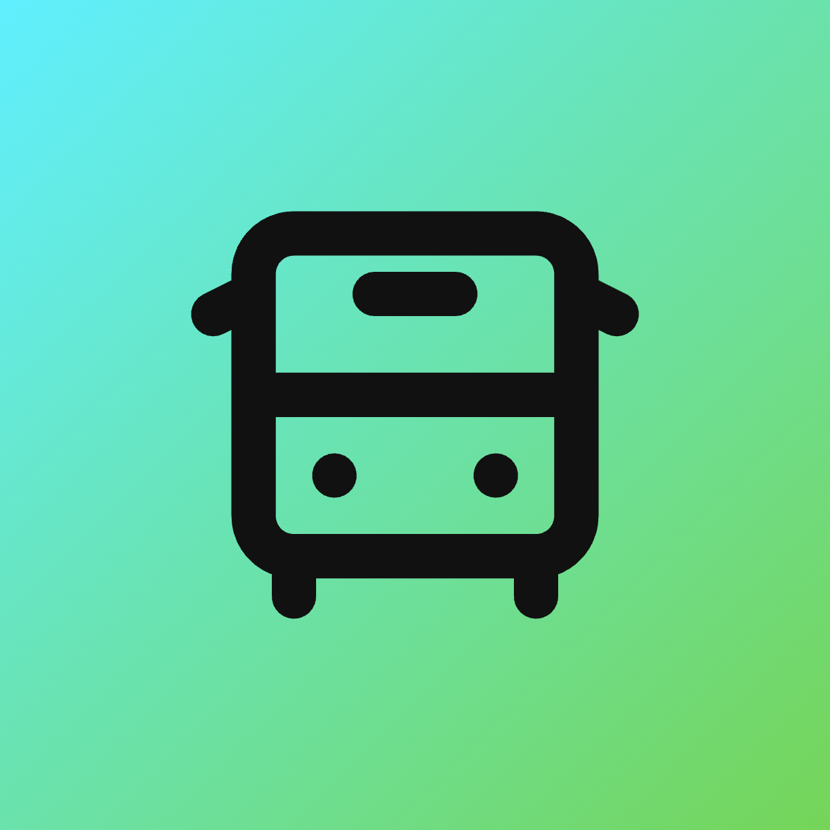 Bus Front icon for Restaurant logo