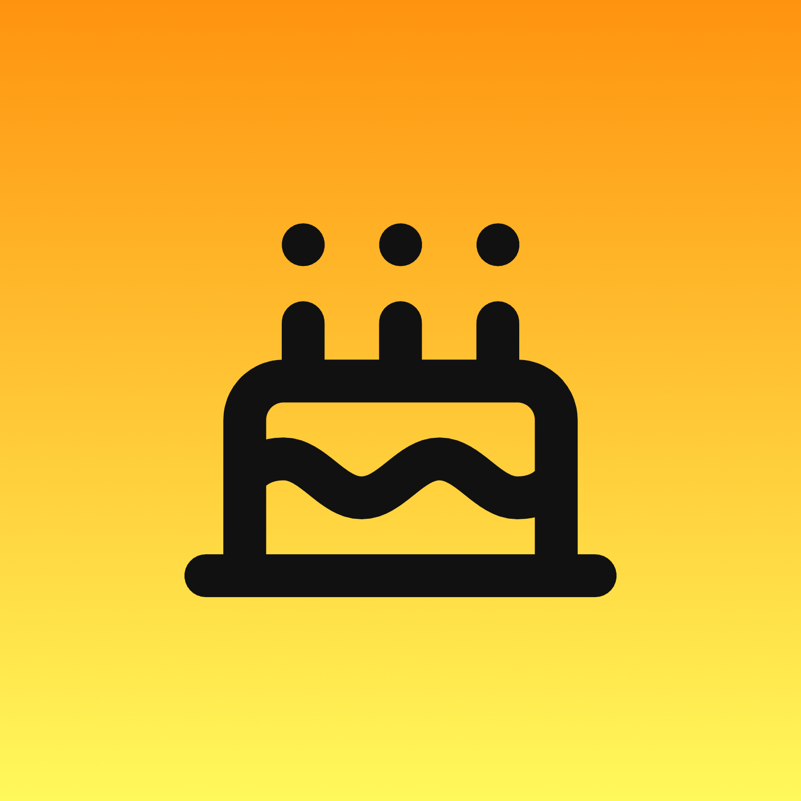 Cake icon for SaaS logo