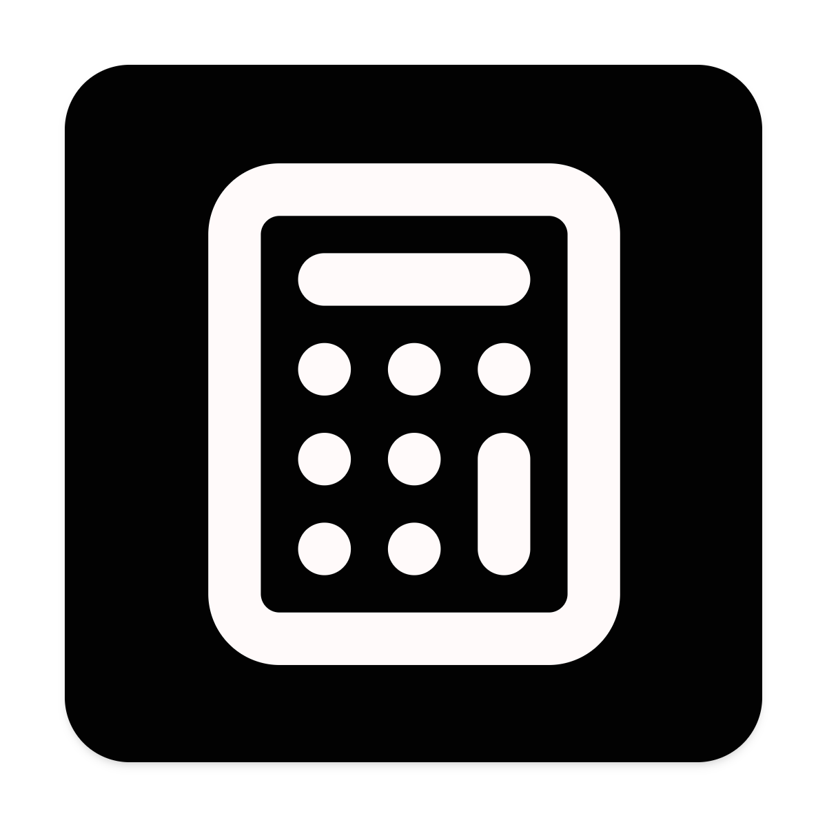 Calculator icon for Game logo