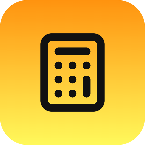 Calculator icon for SaaS logo