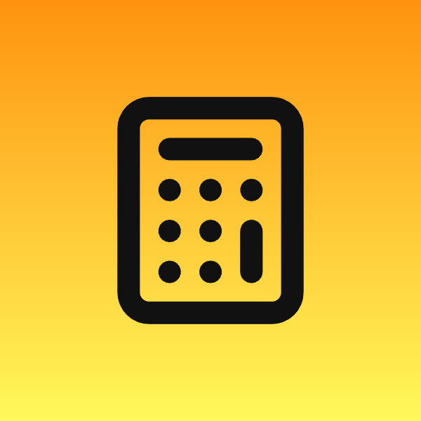 Calculator icon for SaaS logo