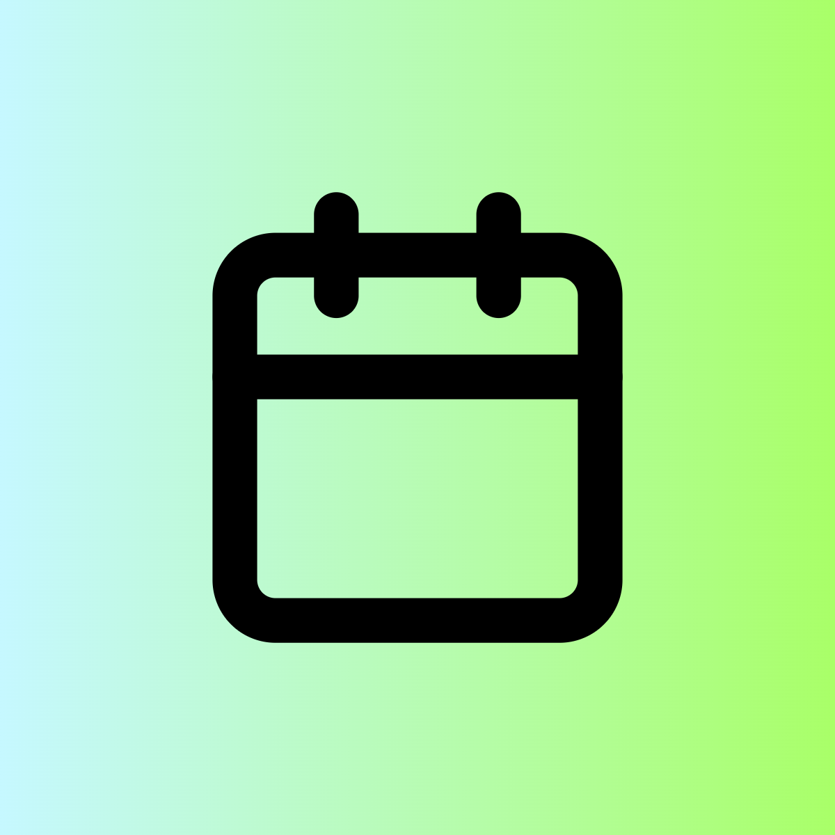 Calendar icon for SaaS logo