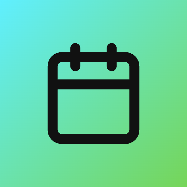 Calendar icon for SaaS logo