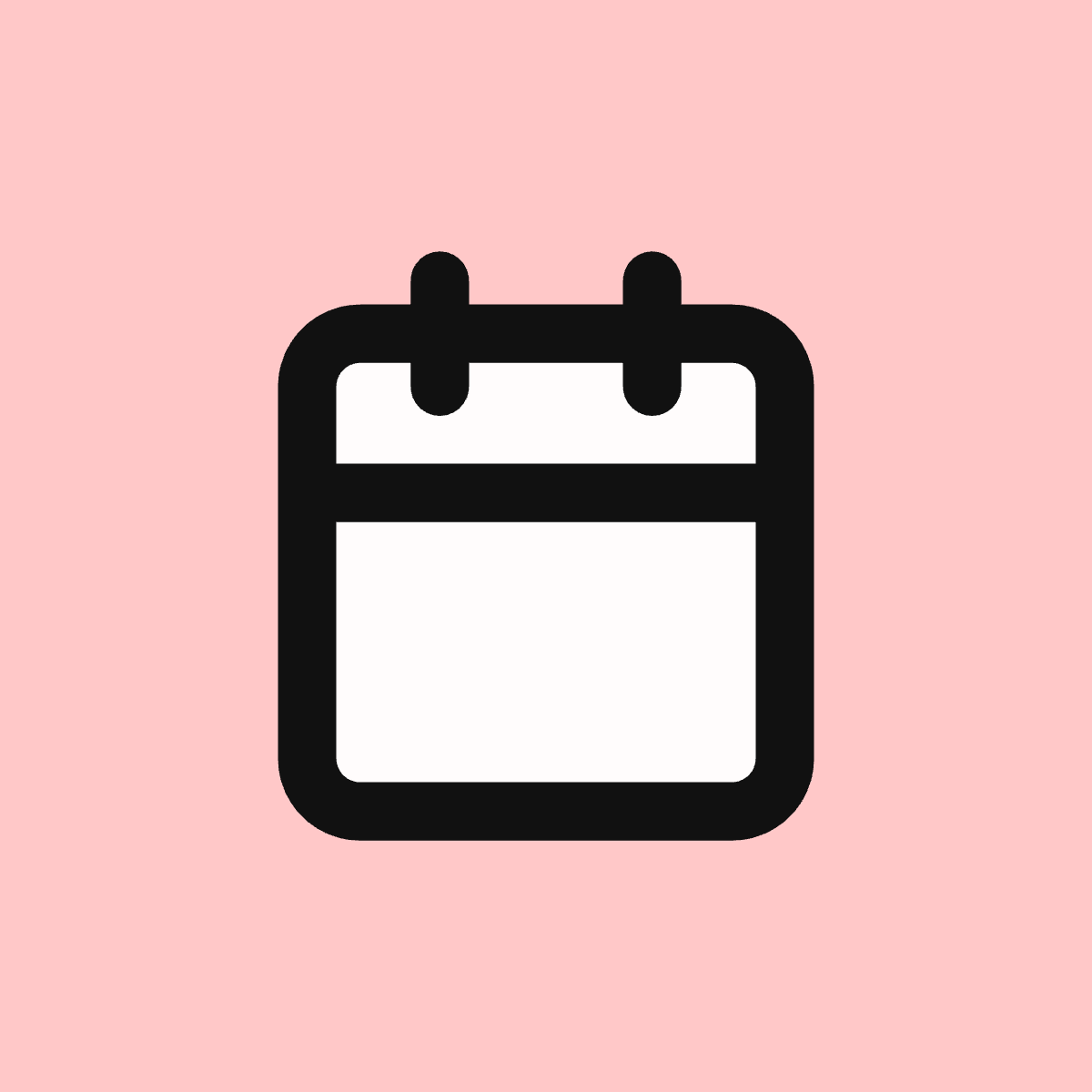 Calendar icon for SaaS logo