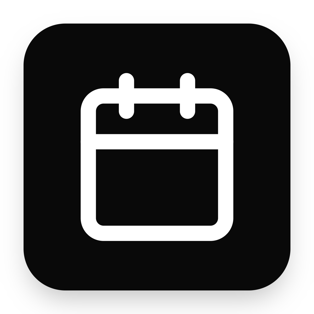 Calendar icon for Website logo