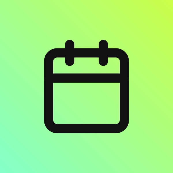 Calendar icon for SaaS logo