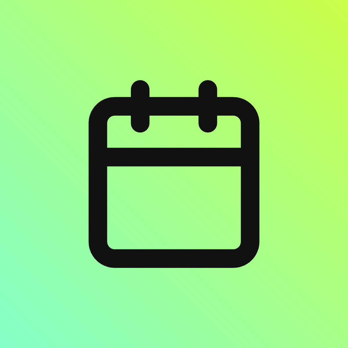 Calendar icon for SaaS logo