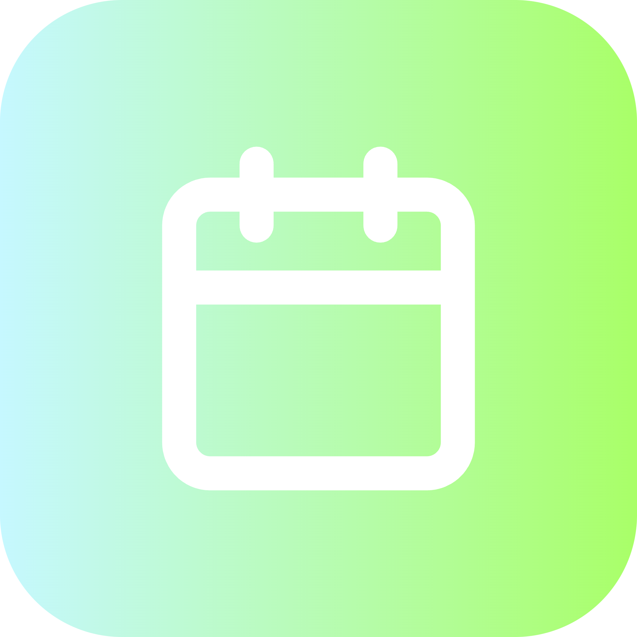 Calendar icon for SaaS logo