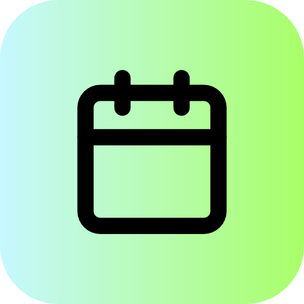 Calendar icon for Mobile App logo