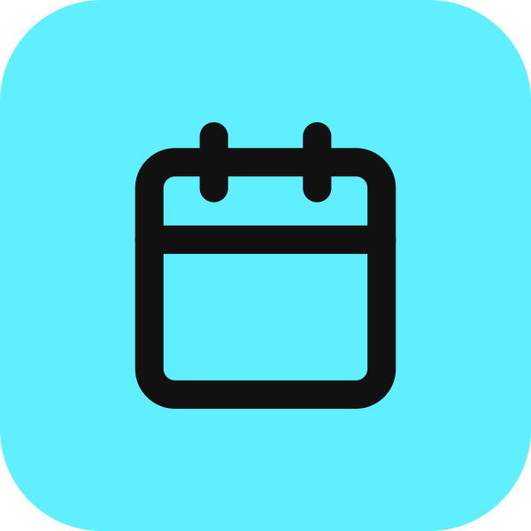 Calendar icon for Mobile App logo