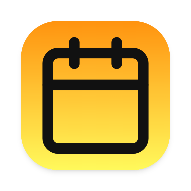 Calendar icon for SaaS logo