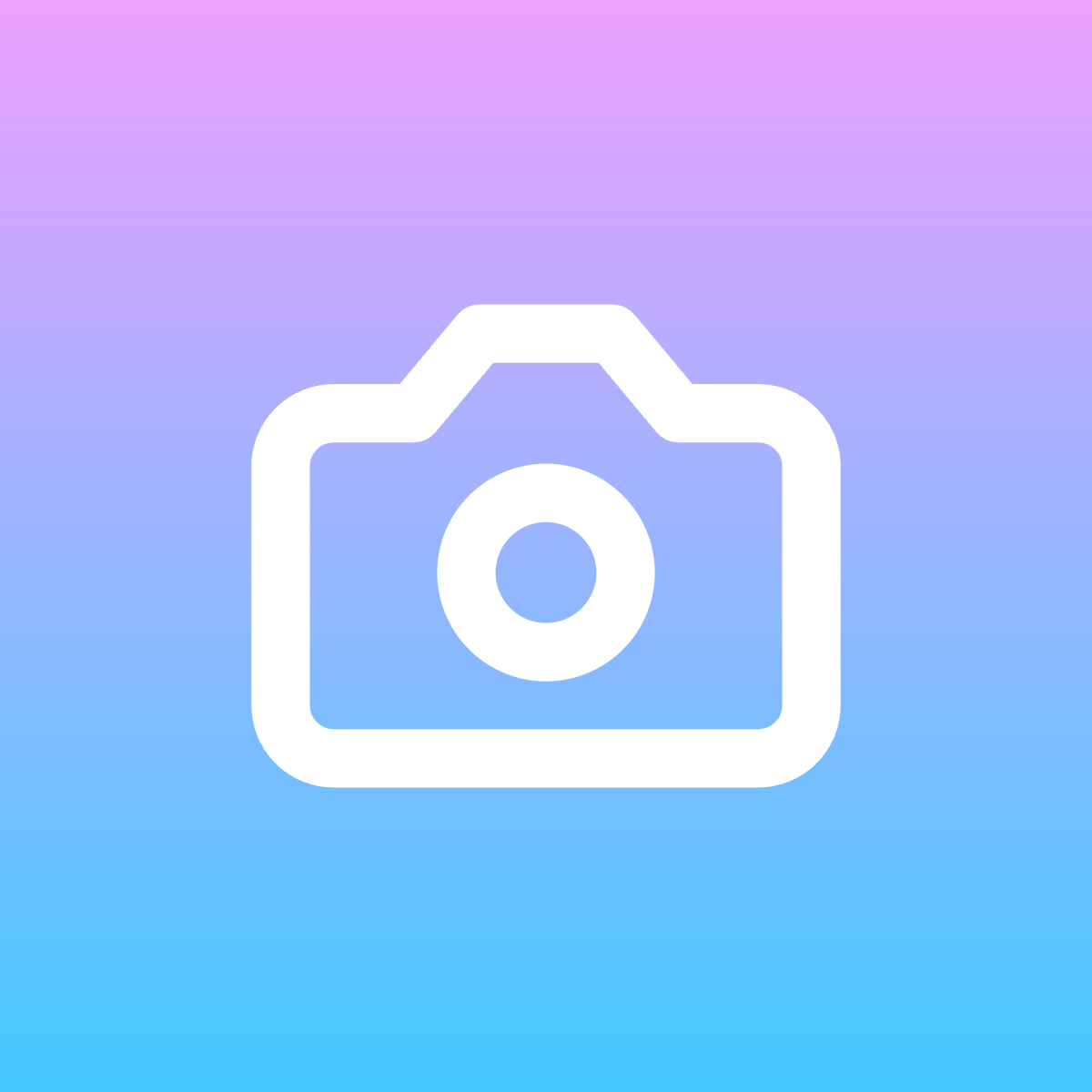 Camera icon for Photography logo